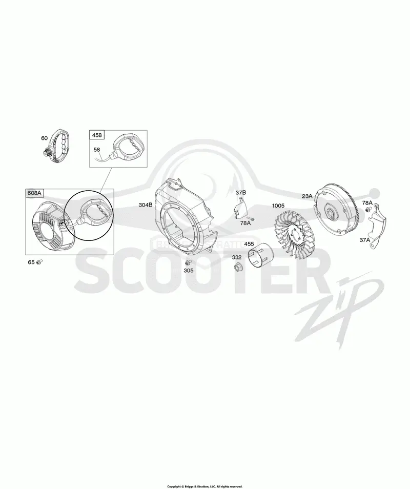Blower Housing, Flywheel