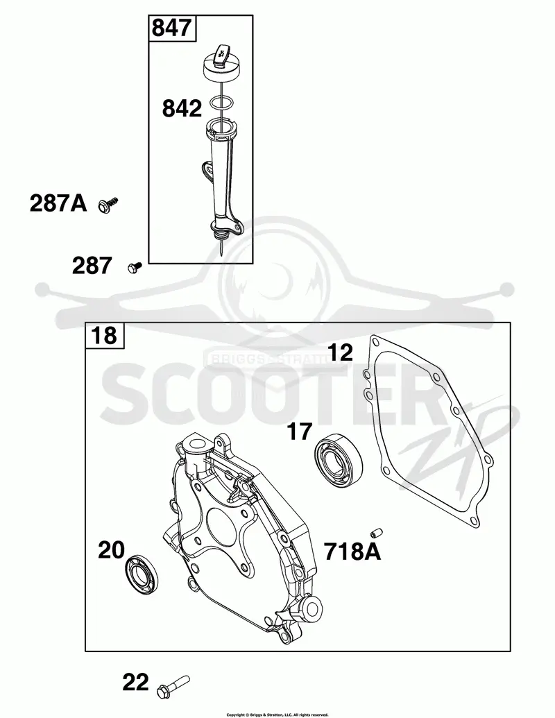 Crankcase Cover/Sump and Lubrication Group