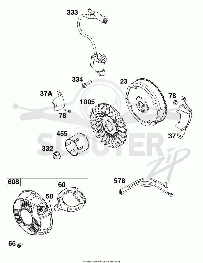 Flywheel, Ignition, and Starter Group