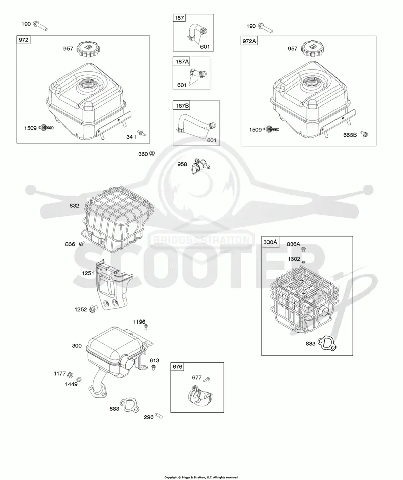 Exhaust System, Fuel Supply