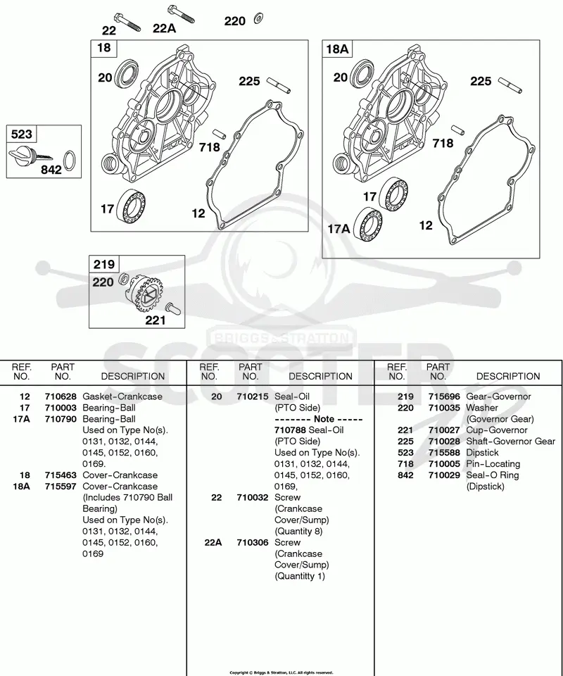 Crankcase Cover/Sump
