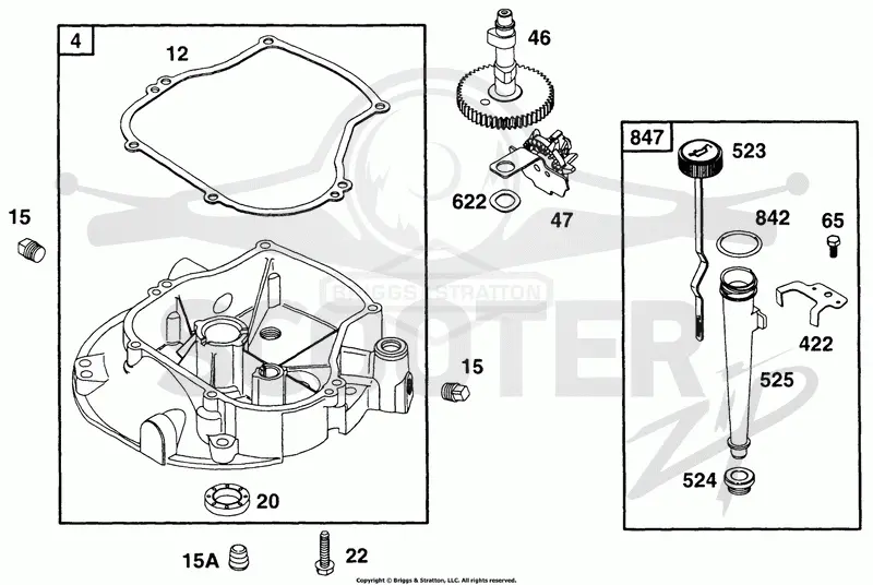 Sump Base Assy, Oil Fill