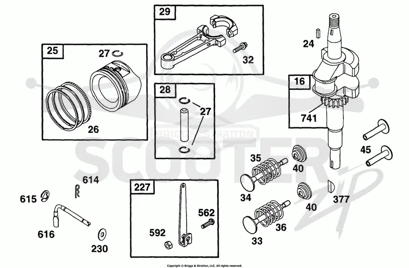 Piston Grp, Crankshaft