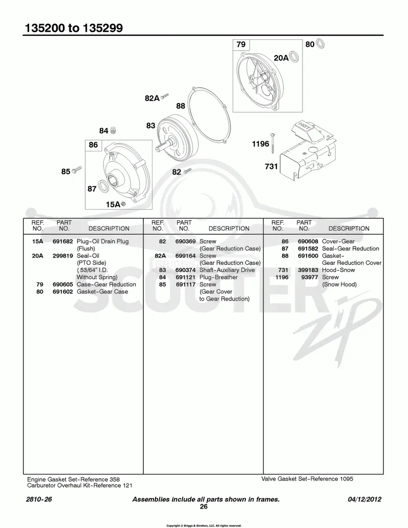 Gear Reduction Group/Sno-Gard