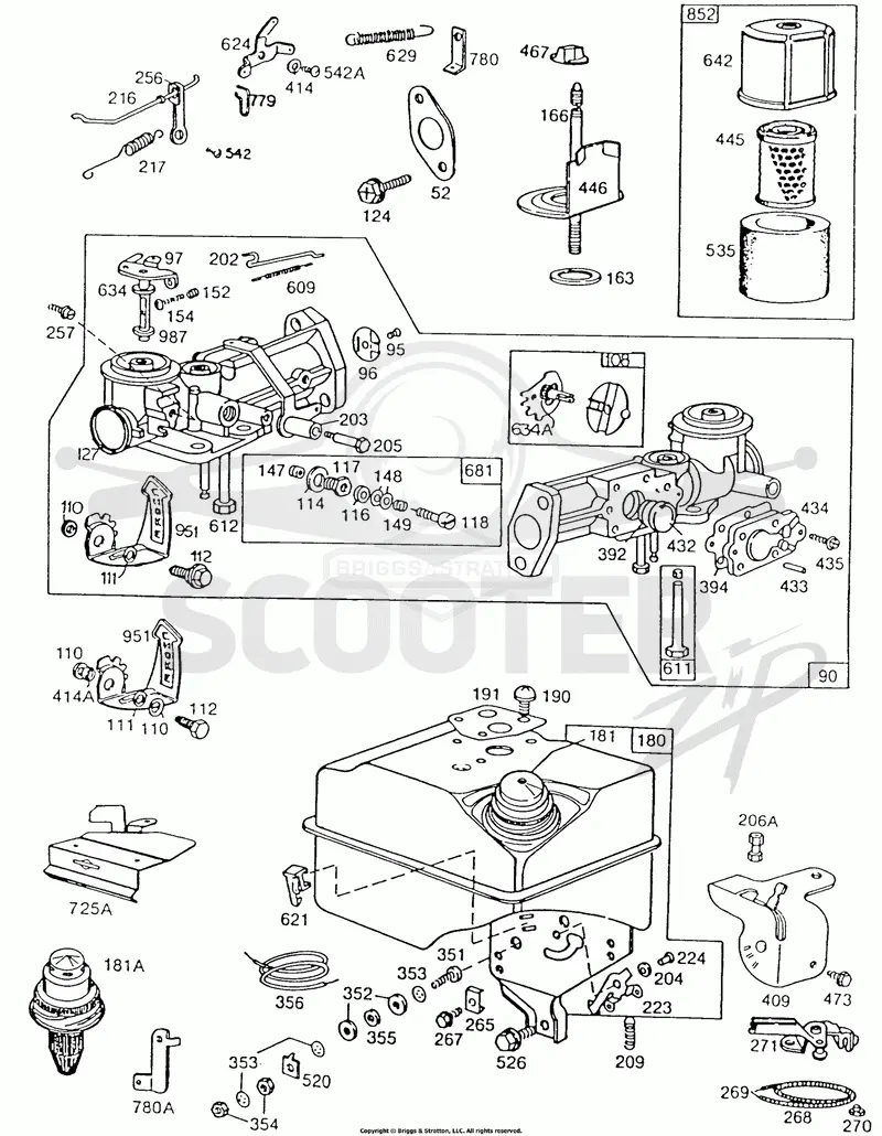 Carburetor,Fuel Tank,A/Cv