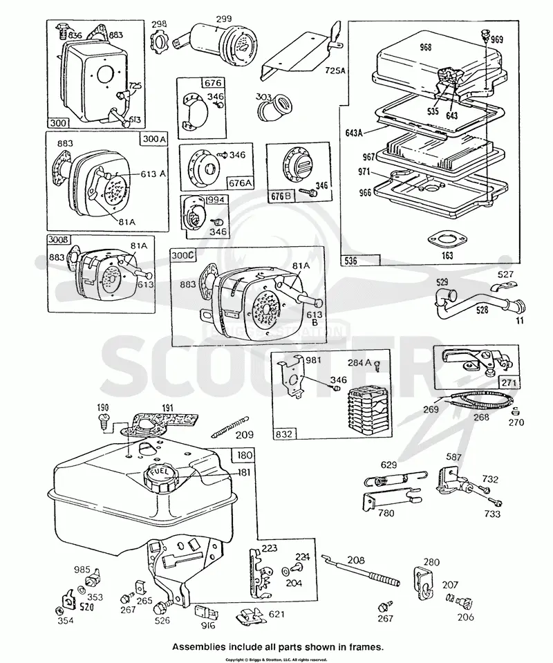 Mufflers,Air Cleaners,Fuel