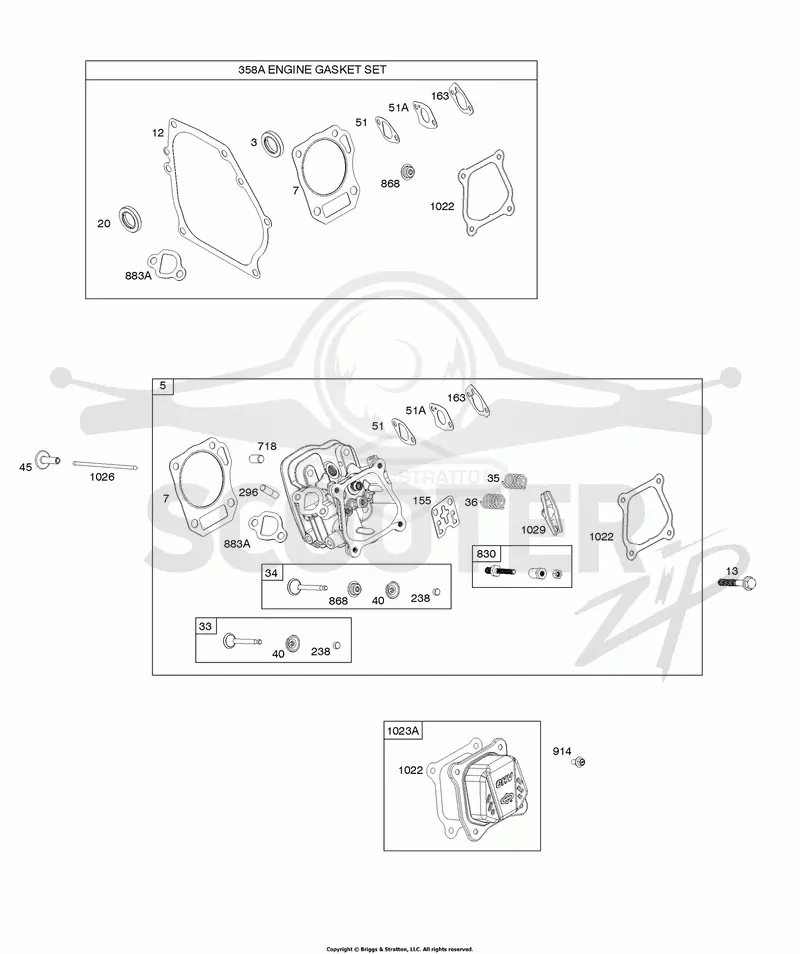 Cylinder Head, Gasket Set