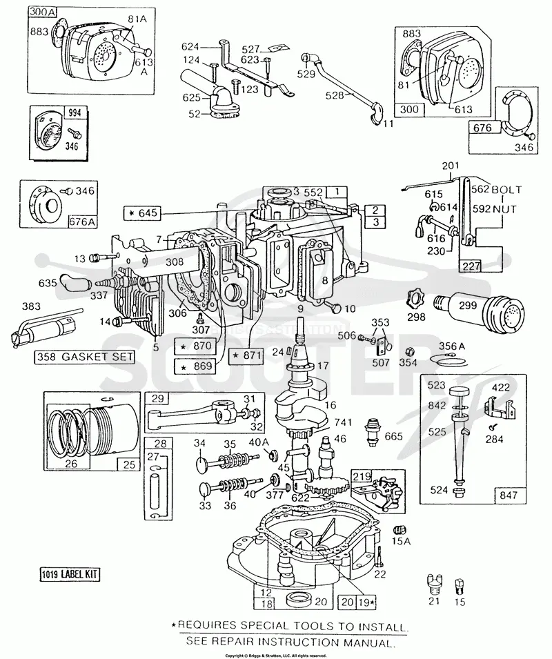Cylinder,Sump,Piston,Muffler
