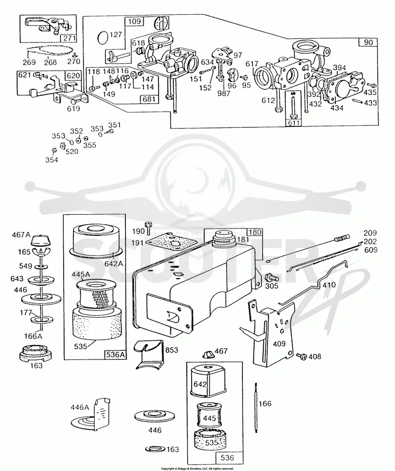 Carburetor,Fuel Tank,A/Cv