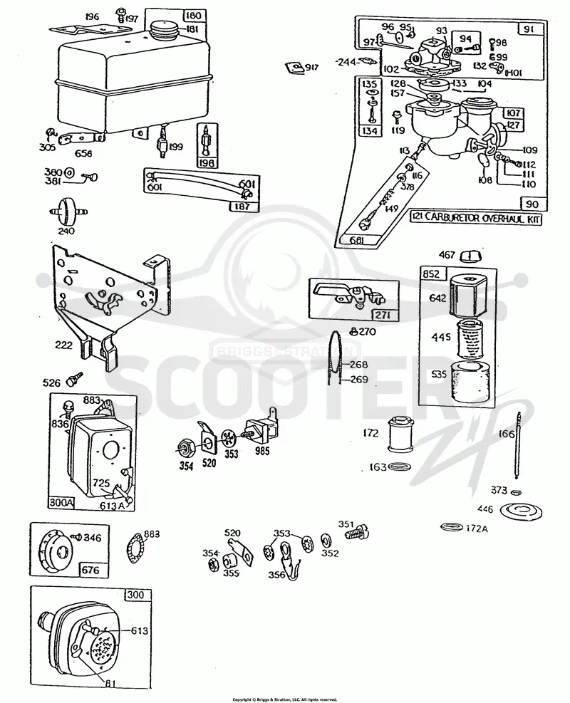 Carburetor,FuelTank,Mufflers