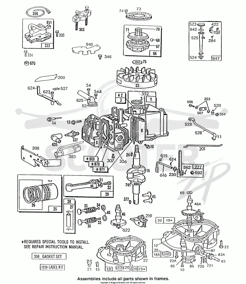 Cylinder,SumpBase,PistonGrp