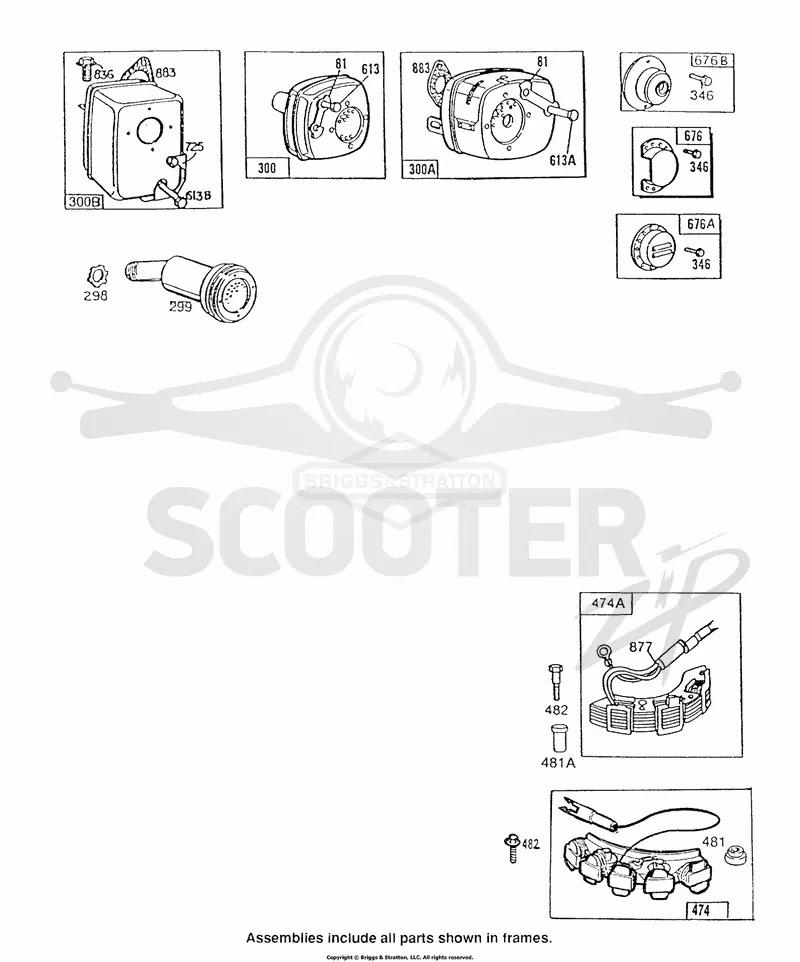Mufflers, Deflectors, Elect.