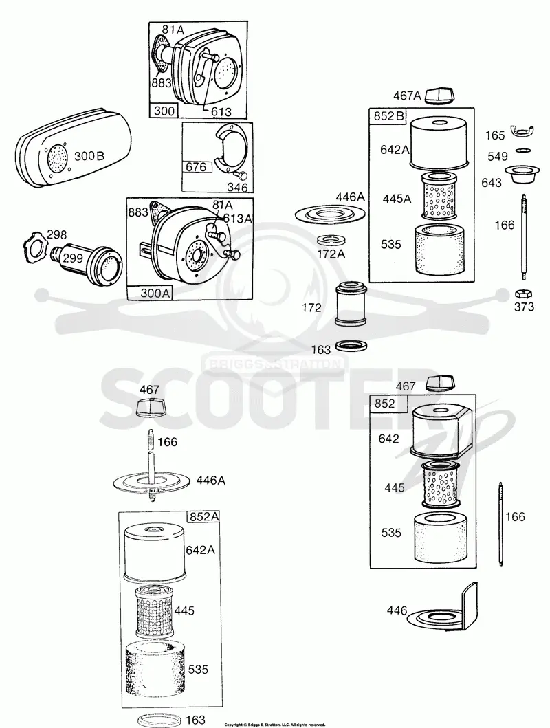 Air Cleaner Groups, Mufflers