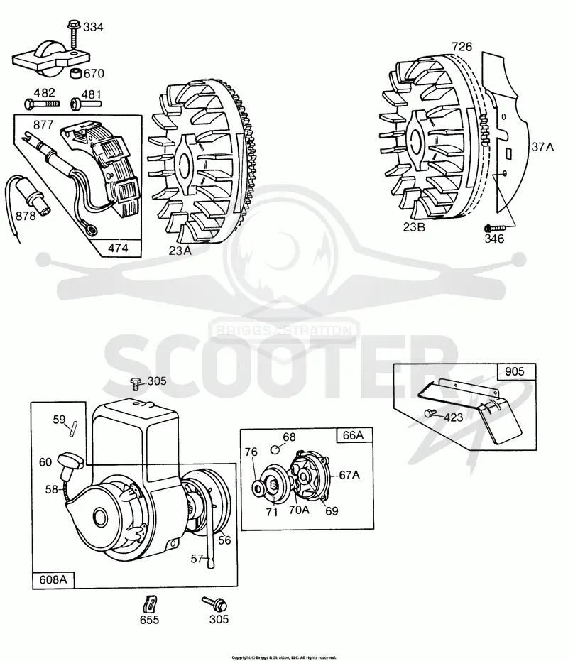 Flywheels,Alternator,Rewind