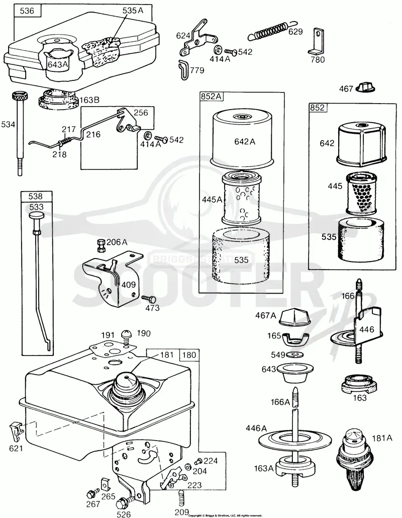 Air Cleaner Groups,Fuel Tank
