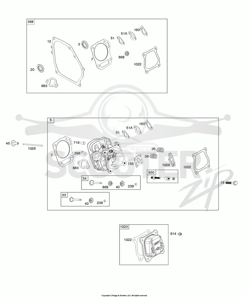Cylinder Head, Gasket Set
