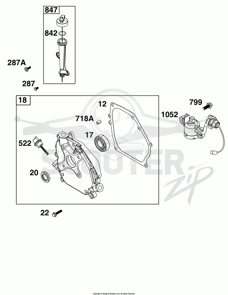 Crankcase Cover/Sump and Lubrication Group