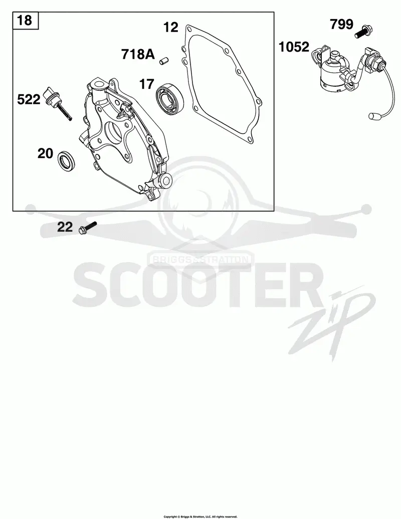 Crankcase Cover/Sump and Lubrication Group