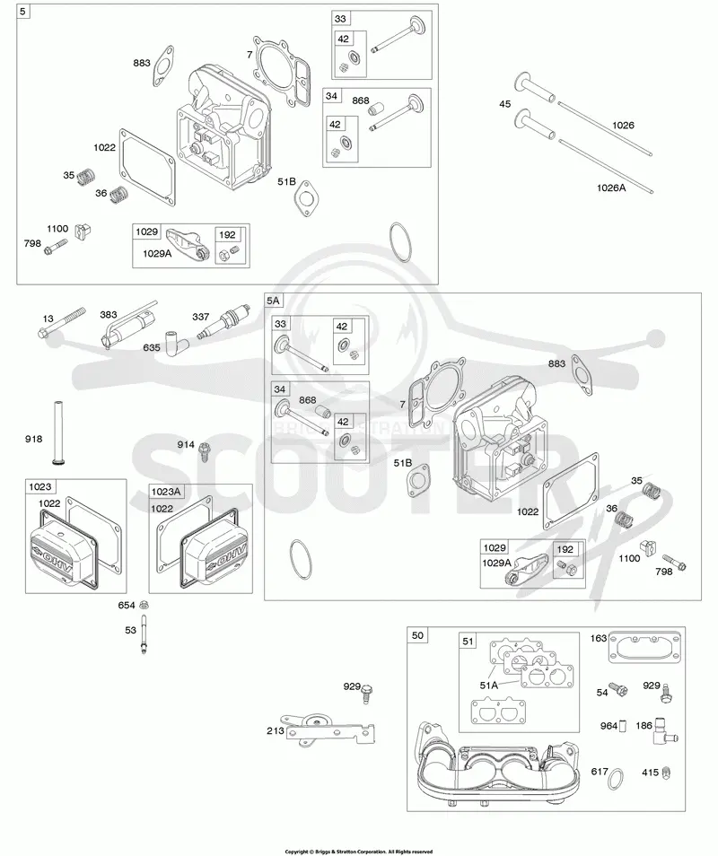 Cylinder Head, Rocker Arm Cover, Intake Manifold