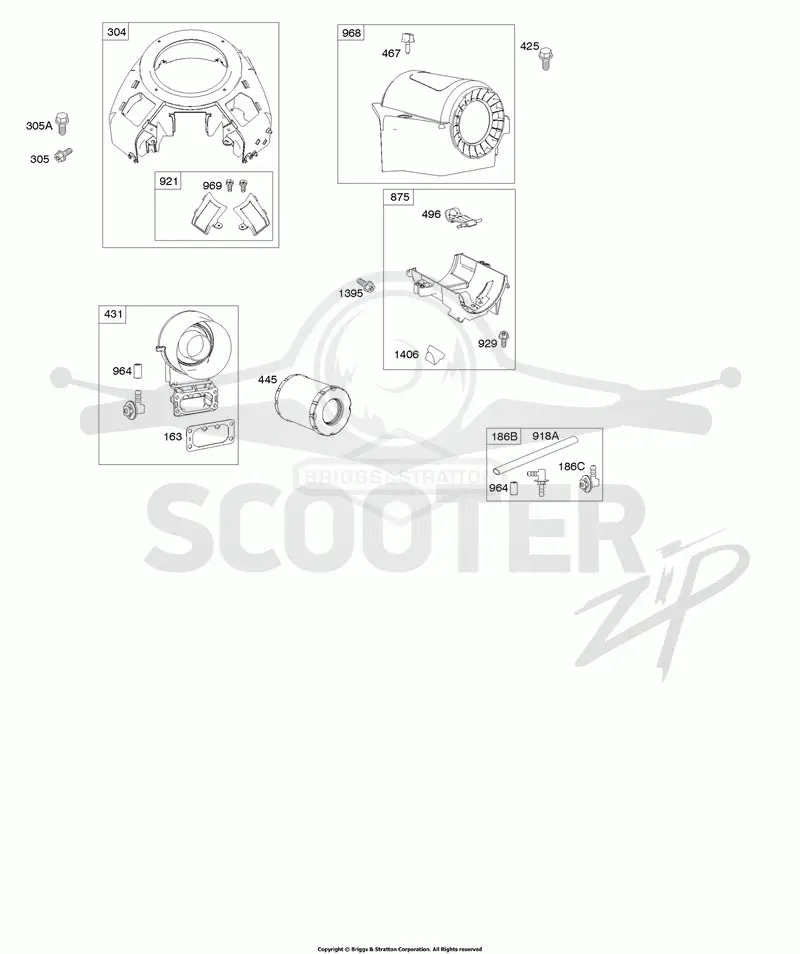 Blower Housing, Air Cleaner
