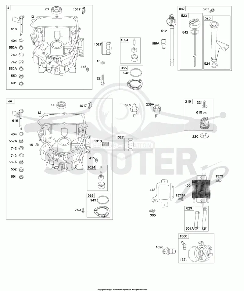 Engine Sump, Lubrication, Oil Cooler