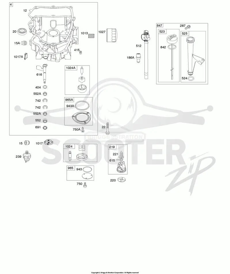 Engine Sump, Oil Pump, Dipstick/Tube Assembly