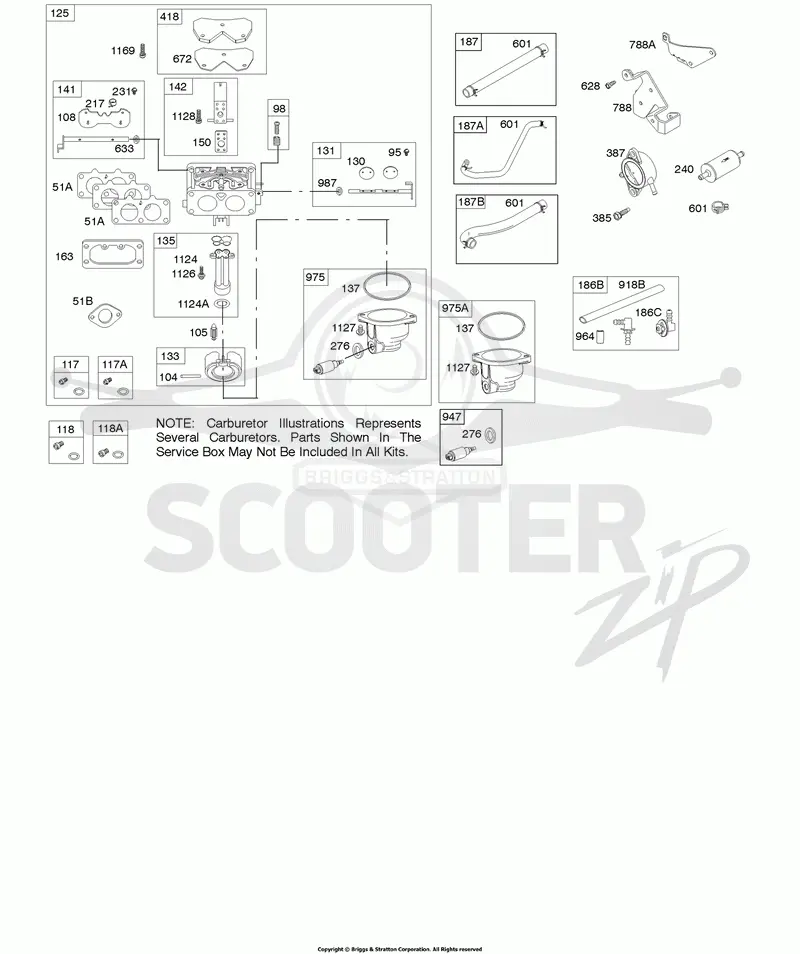 Carburetor, Fuel Supply