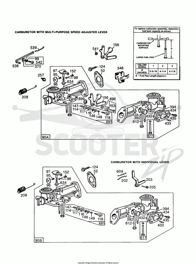 (2) Carburetor Assemblies