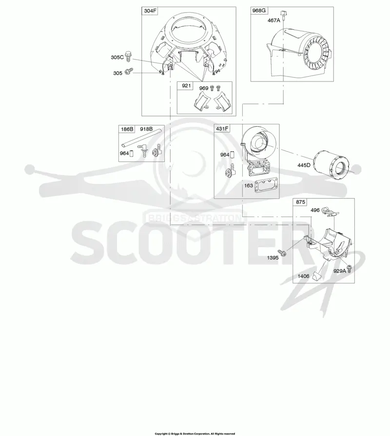 Air Cleaner, Blower Housing