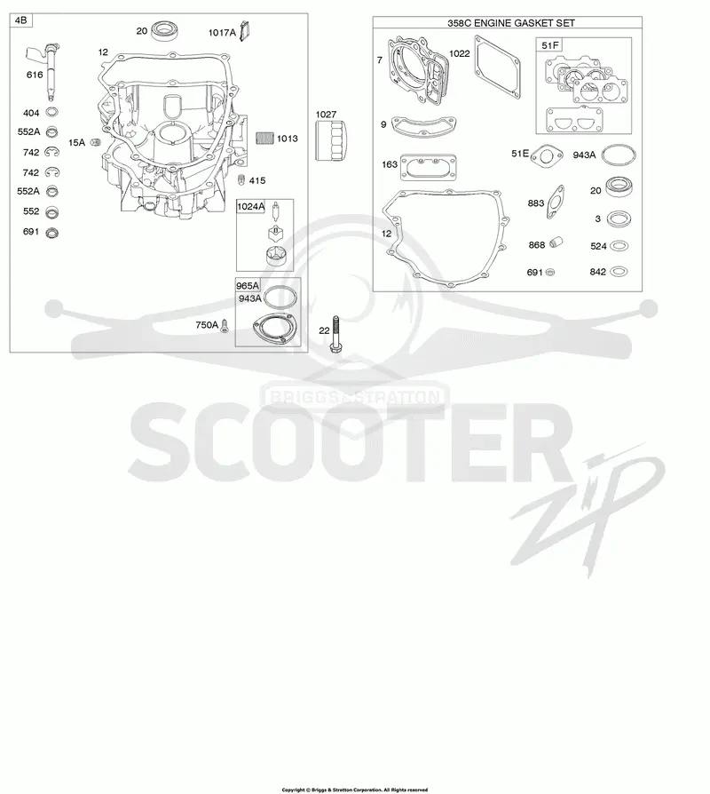 Engine Sump, Gasket Set-Engine
