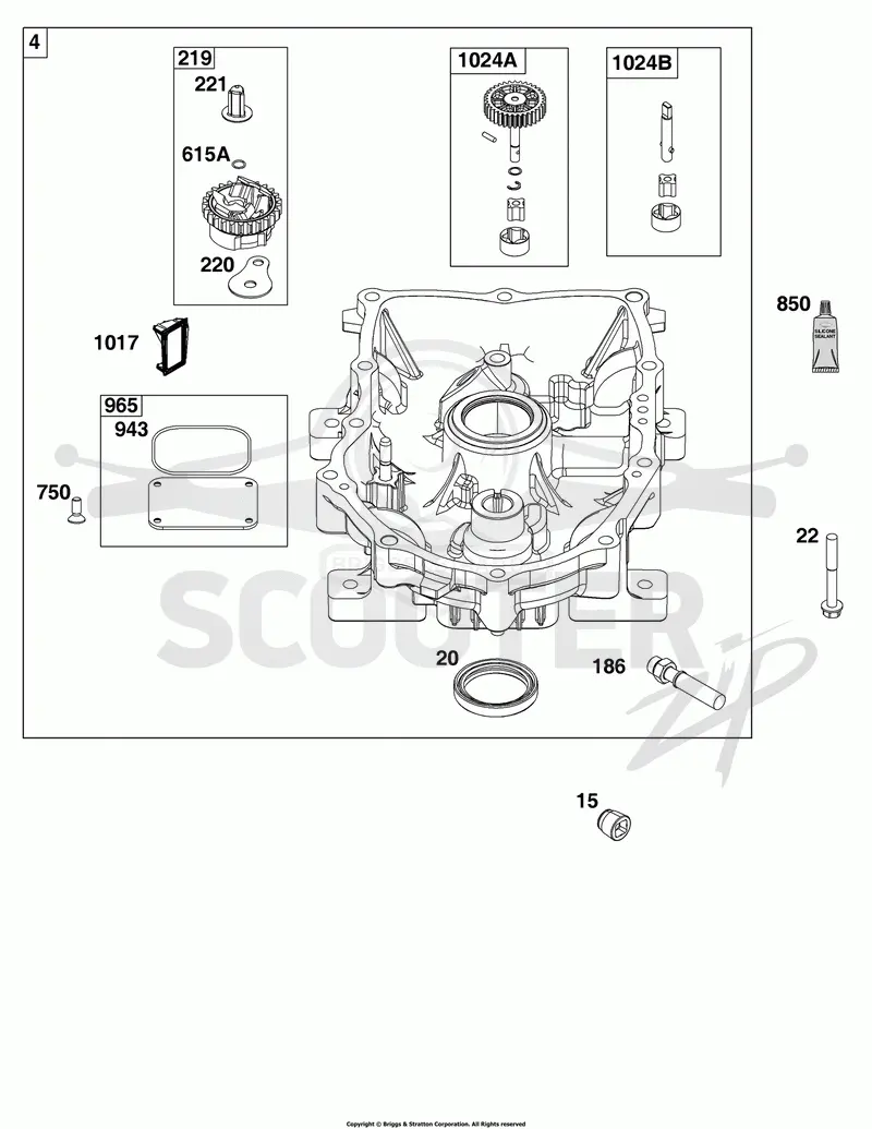 Crankcase Cover/Sump Group