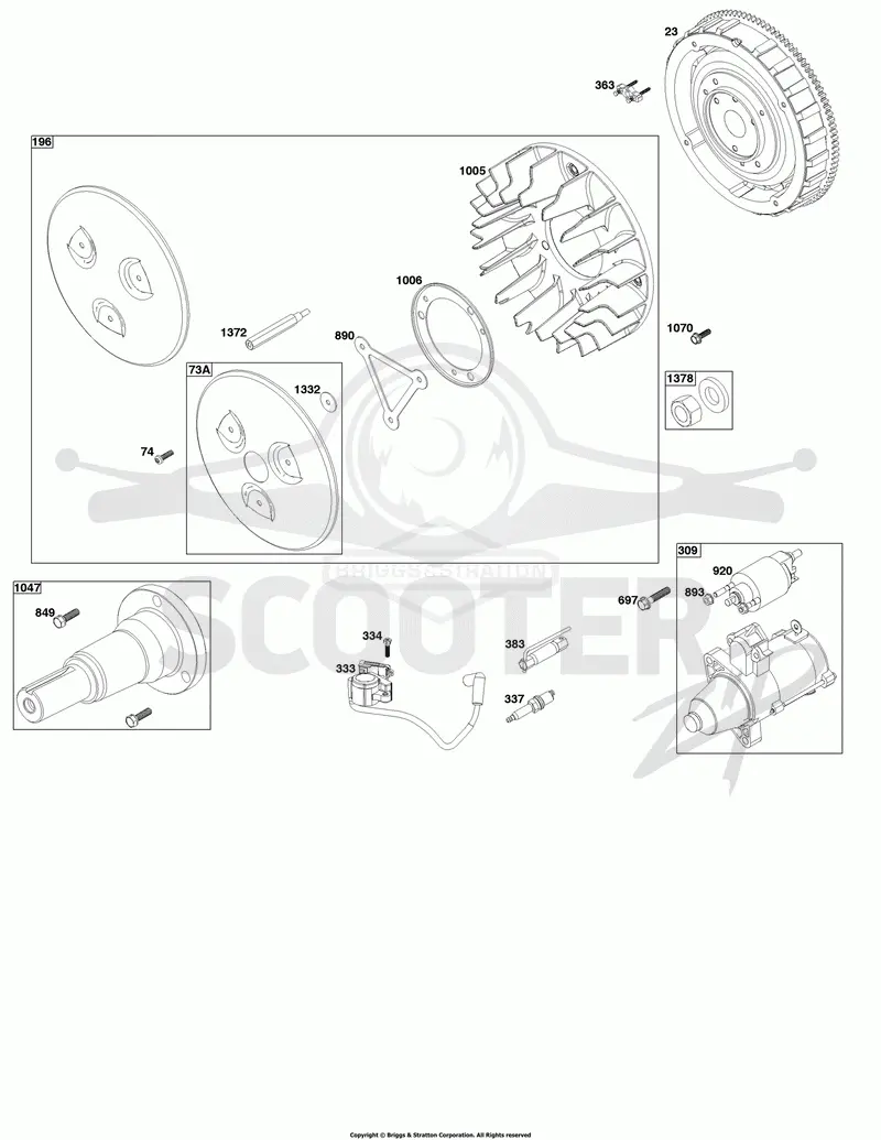 Flywheel, Ignition, and Starter Group