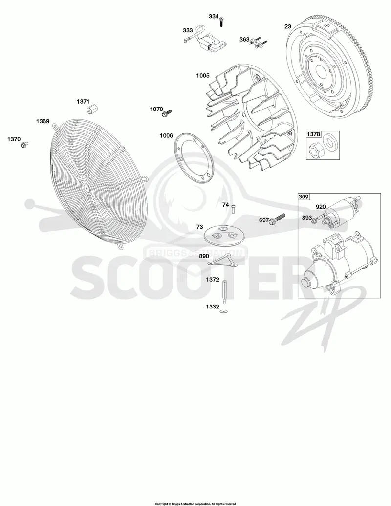 Flywheel, Ignition, and Starter Group