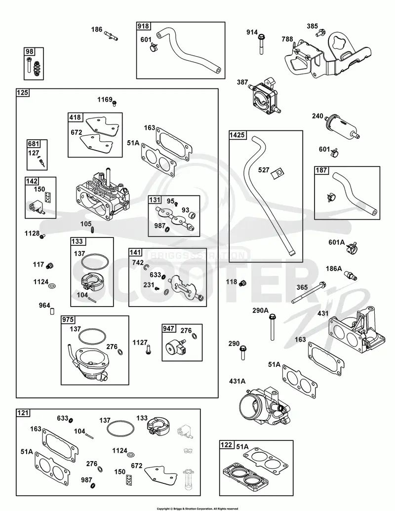 Carburetor and Fuel Supply Group