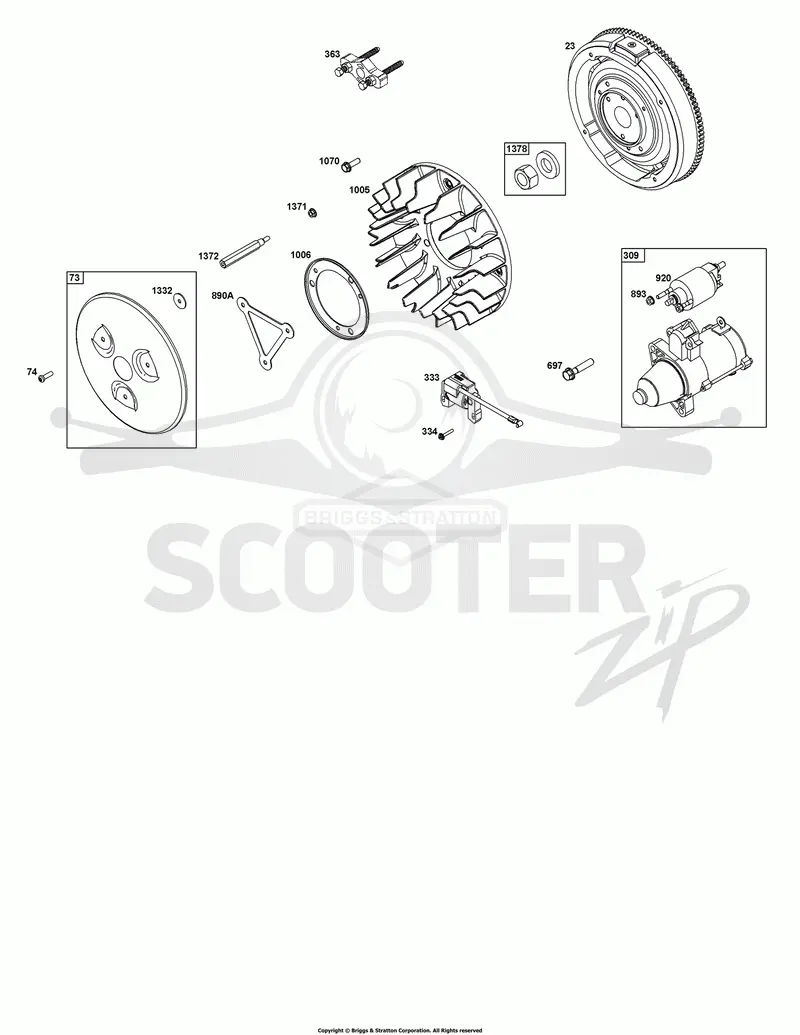 Flywheel, Ignition, and Starter Group