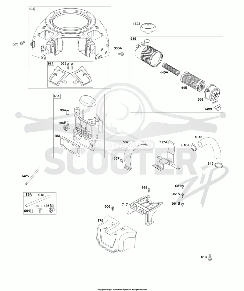Blower Housing, Air Cleaner
