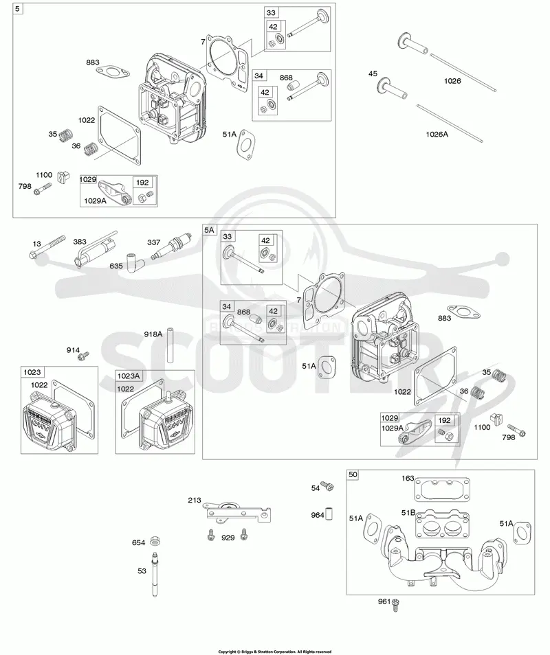 Cylinder Head, Rocker Arm Cover, Intake Manifold