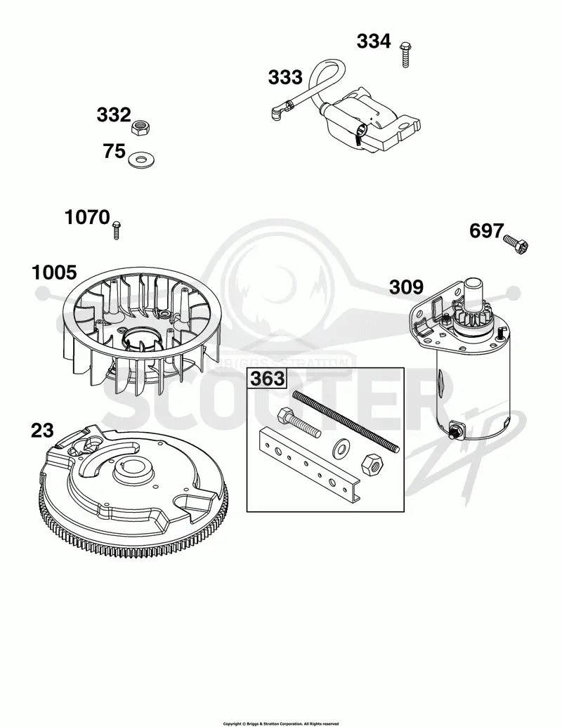 Flywheel, Ignition, and Starter Group