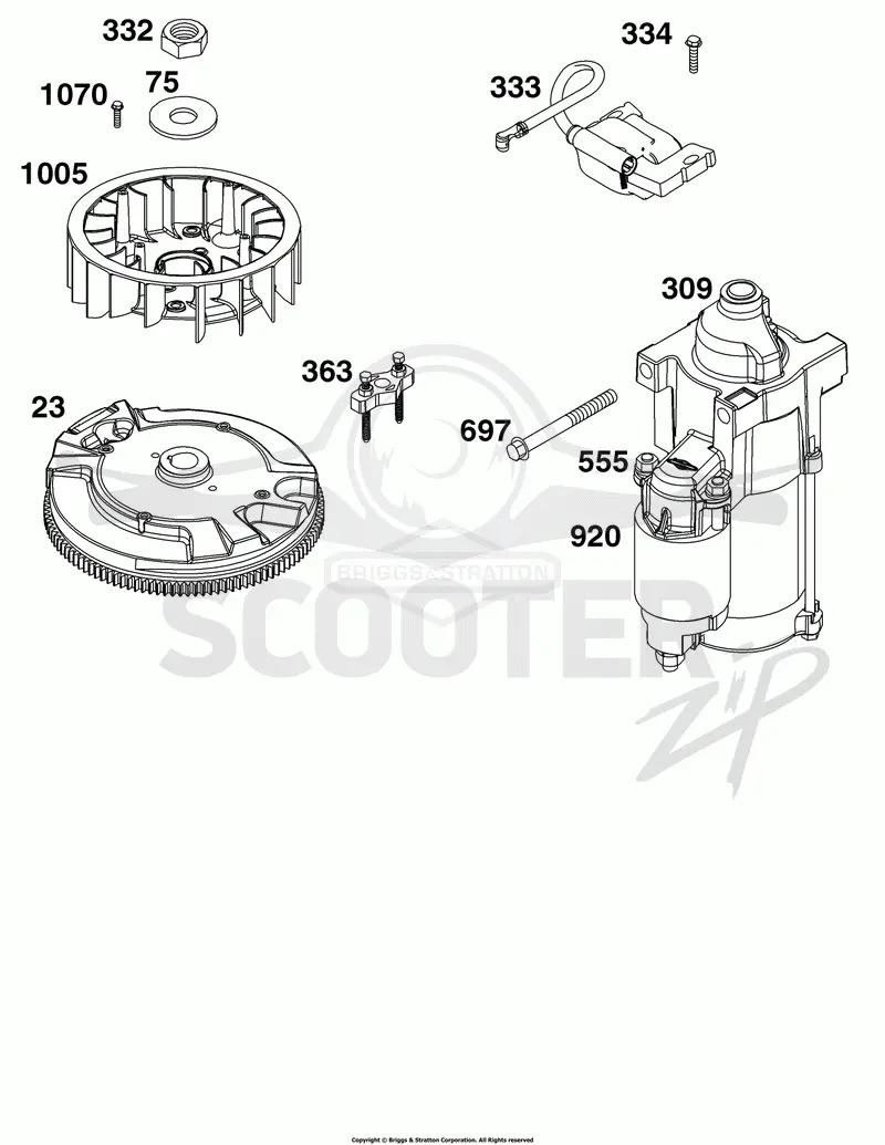 Flywheel, Ignition, and Starter Group