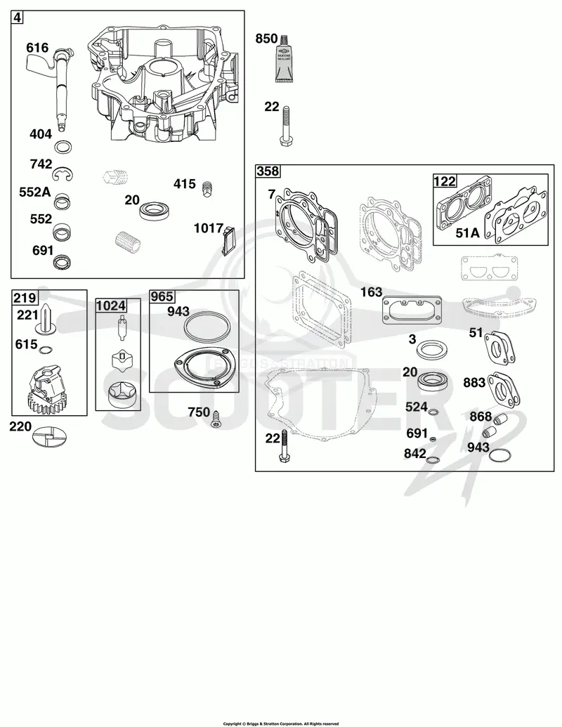 Crankcase Cover/Sump Group