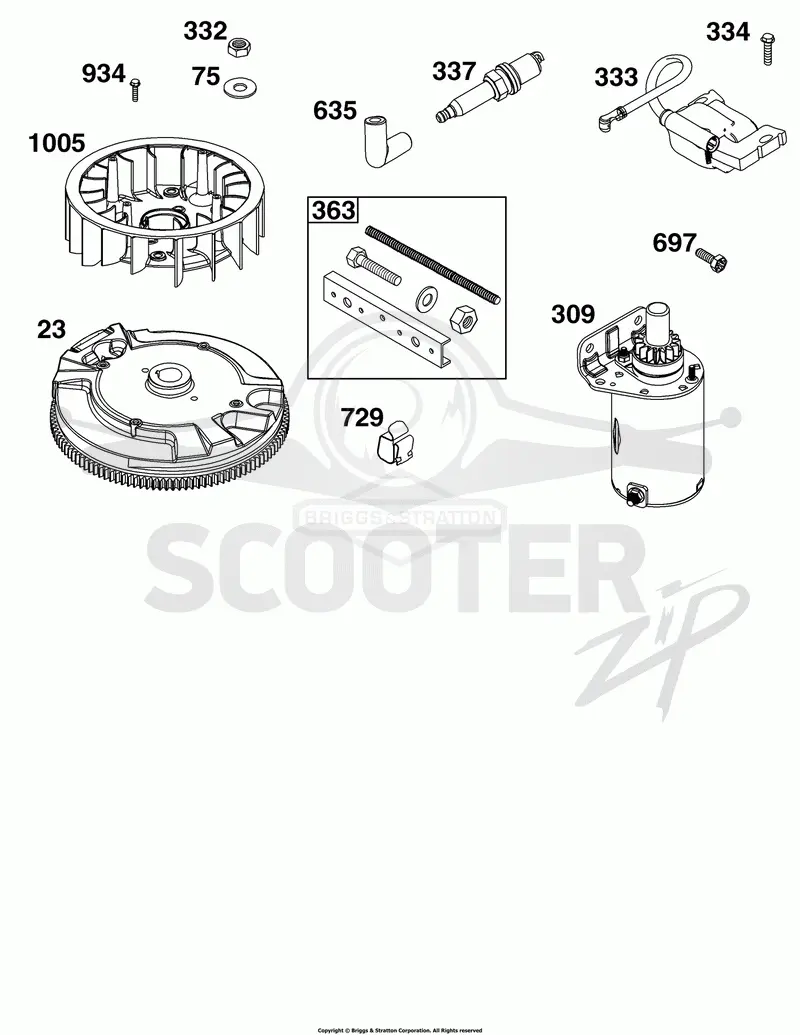 Flywheel, Ignition, and Starter Group
