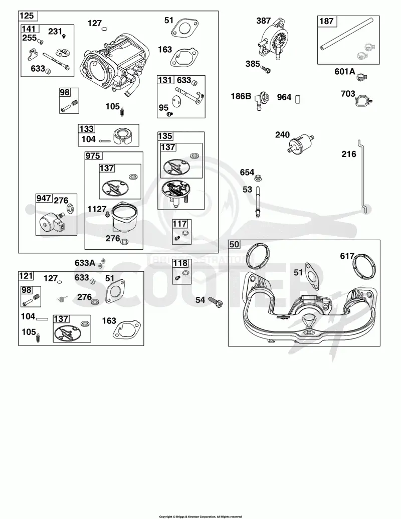 Carburetor and Fuel Supply Group