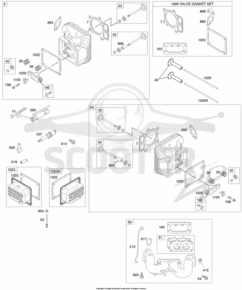 Cylinder Head, Kit/Gasket Set-Valve, Valves