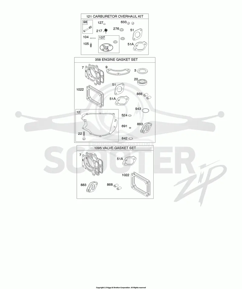 Engine Gasket Set, Valve Gasket Set