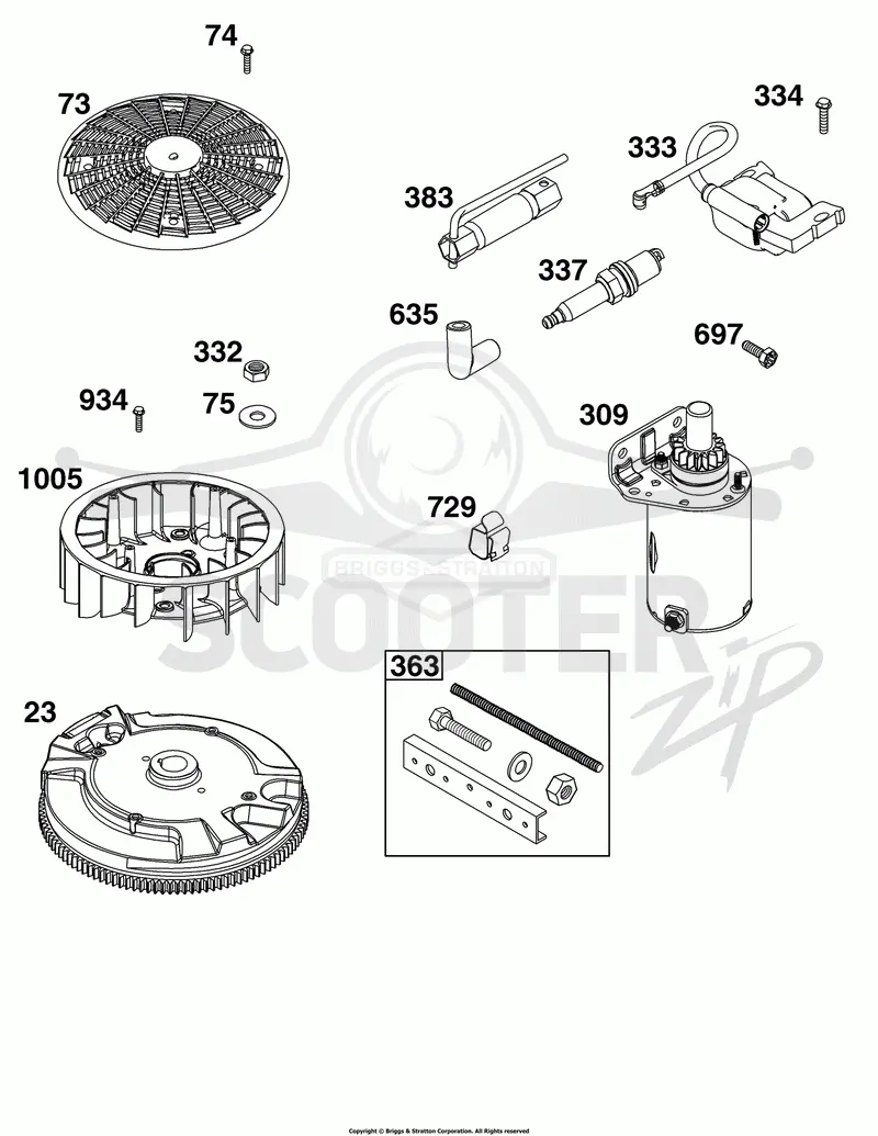 Flywheel, Ignition, and Starter Group