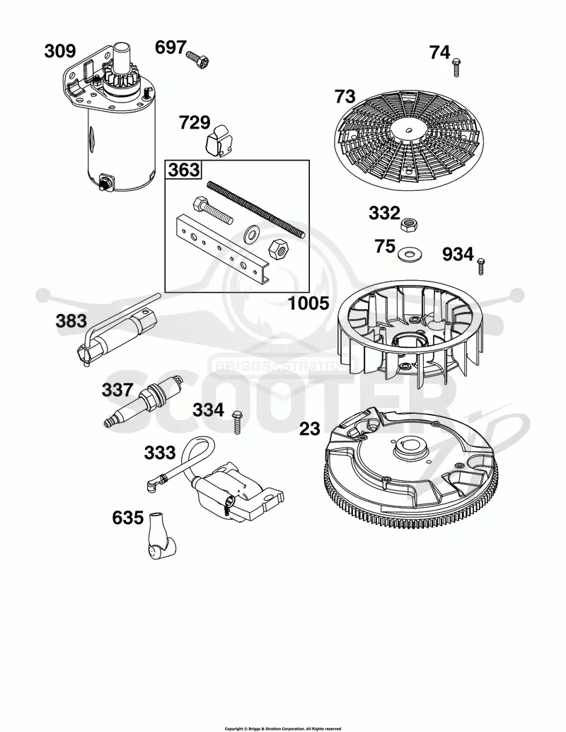 Flywheel, Ignition, and Starter Group