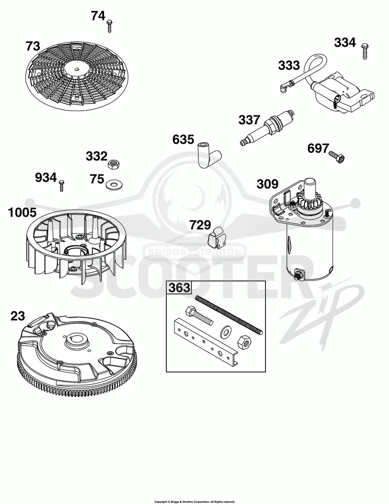 Flywheel, Ignition, and Starter Group