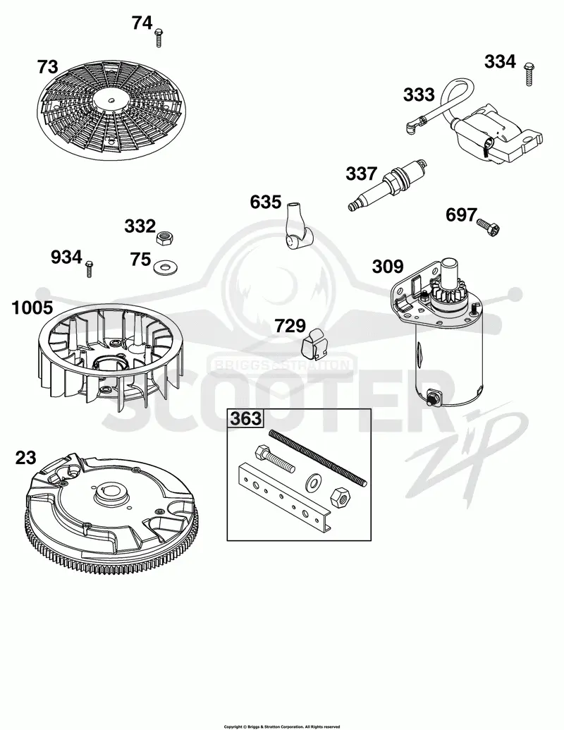 Flywheel, Ignition, and Starter Group