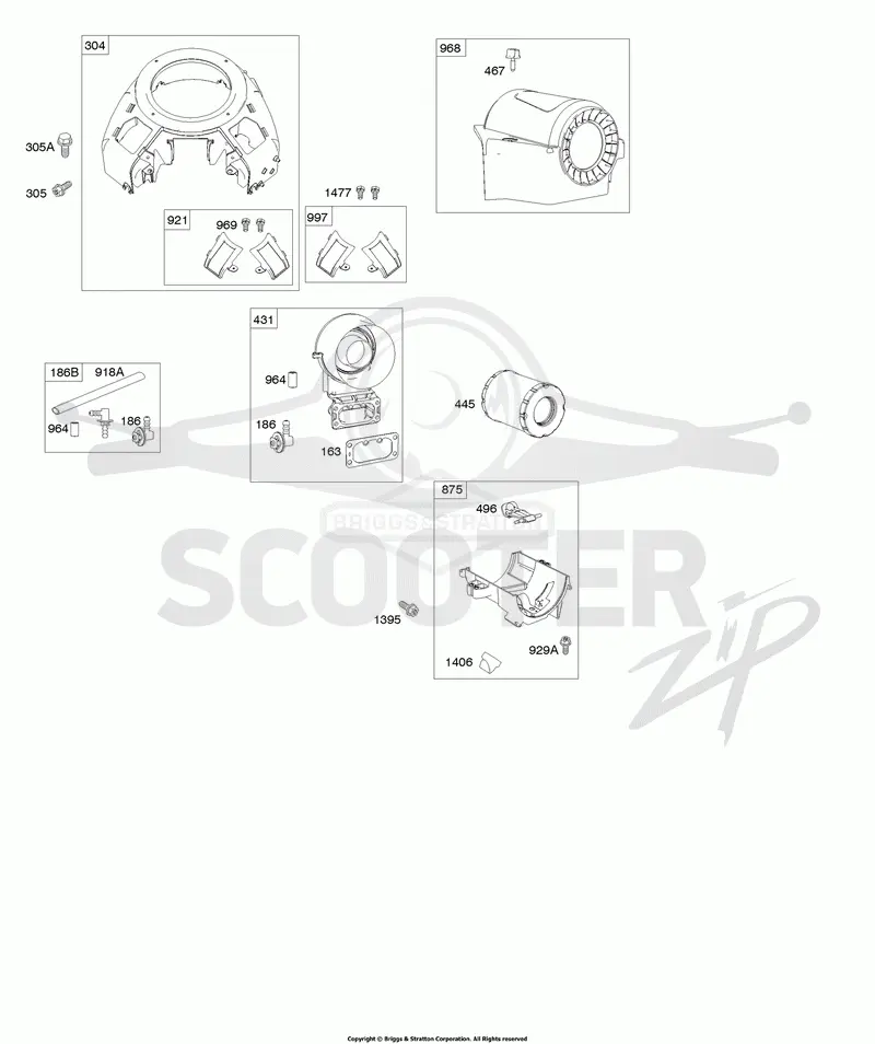 Air Cleaner, Blower Housing