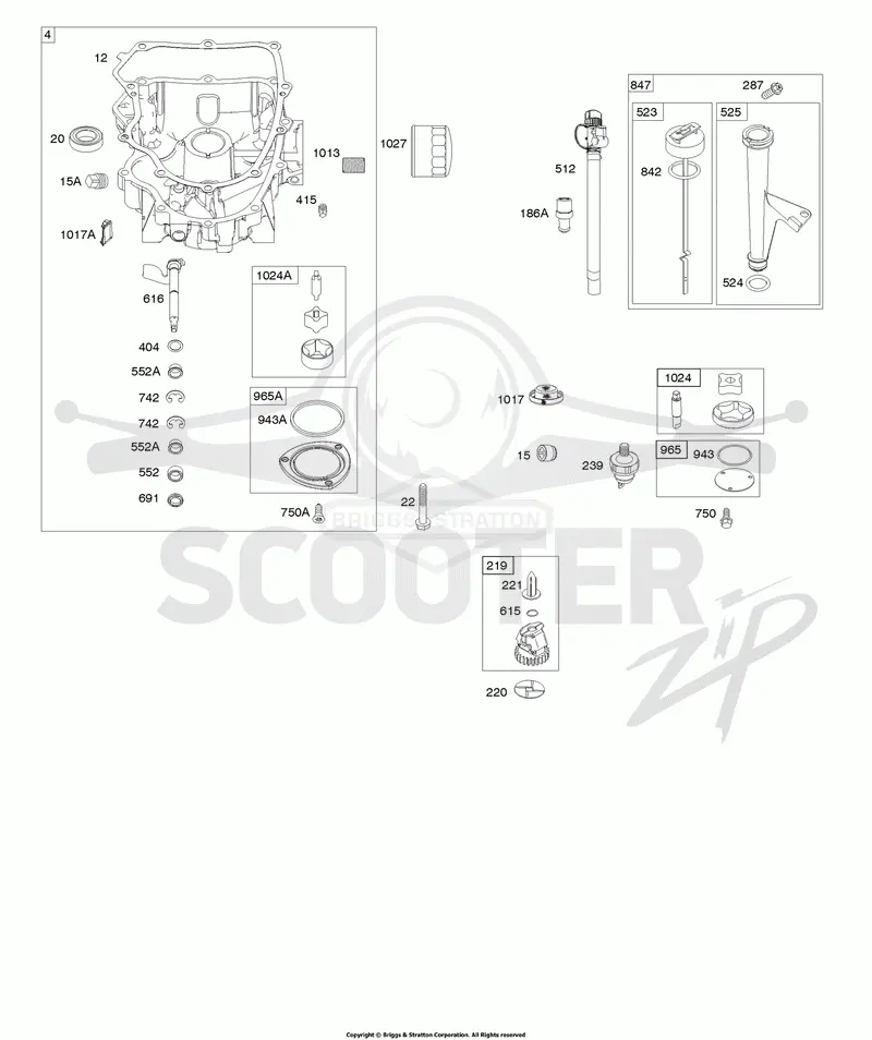 Engine Sump, Oil Pump, Dipstick/Tube Assembly